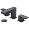 Pioneer Industries Two Handle Widespread Bathroom Faucet, Compression Hose, Black, Number of Holes: 3 Hole 3MO200-MB - alternate 1